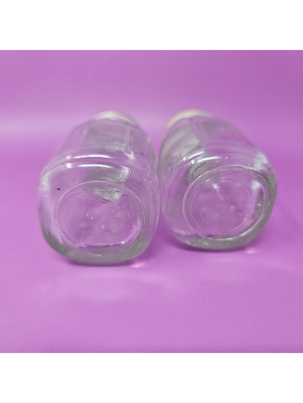 Vintage Ball Perfect Mason Jar Salt and Pepper Shakers Glass Set Made In USA